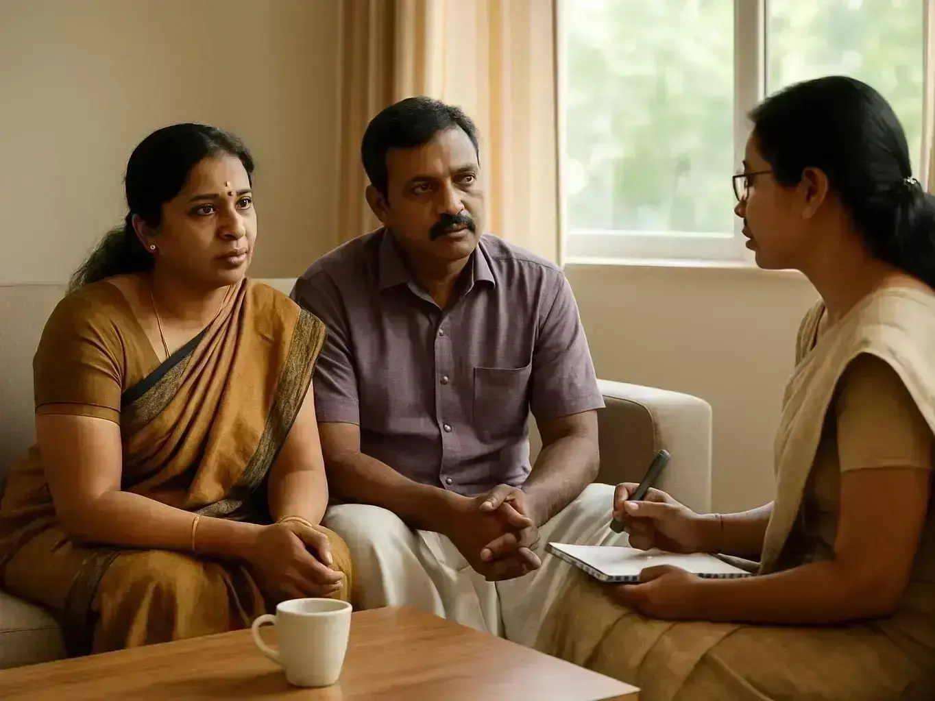 marital therapy support for working couple from North Kalamassery near industrial area