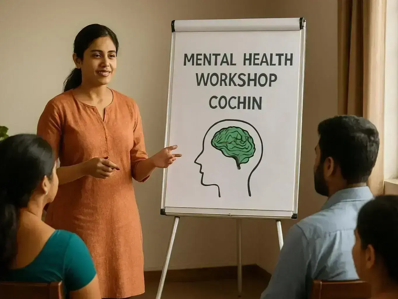 psychologist session for an Alangad client managing work stress from fishing and local trade