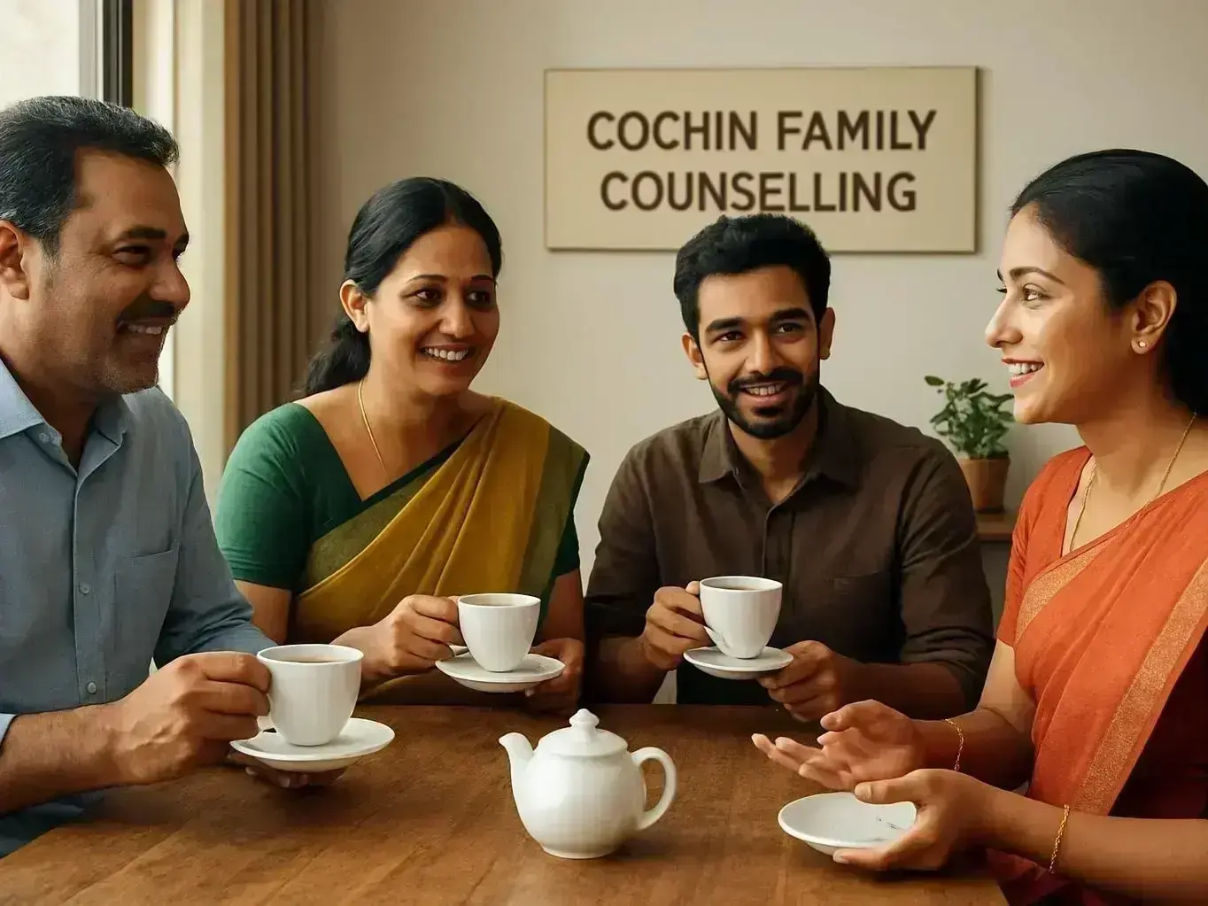 online counselling support for family in Edattala during Kerala monsoon season